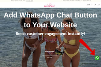 add a whatsapp chat button to your website