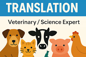 localize veterinary and life science content from english to japanese