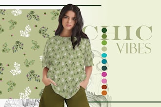 design seamless surface pattern for you
