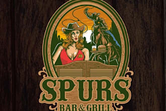 design creative country western logo for alaskan bar