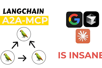 buld llm multi agent ai chatbot with a2a mcp langchain workflow app integration