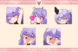 create cute twitch emotes