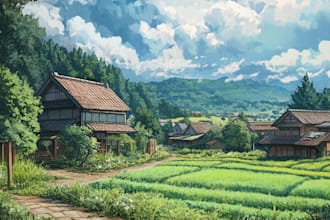 create environment art for your video game, background art