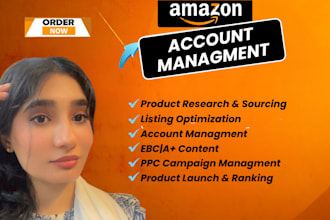 be your amazon fba virtual assistant, product hunting, sourcing, amazon ppc