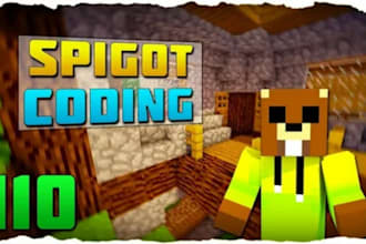 code custom minecraft plugins for spigot, bukkit, or sponge