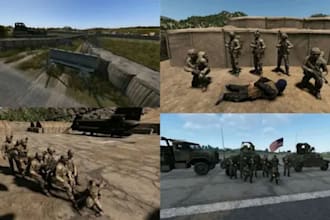 create arma 3 arma reforger, dayz, scum mods, retexture,maps and scripts