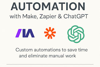 automate your workflow with make, zapier, or ai tools like chatgpt