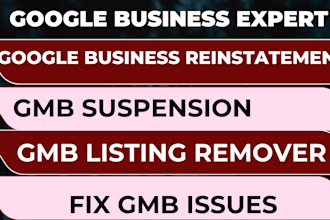 reinstate gmb suspension google business reinstatement  gmb remove or reinstate