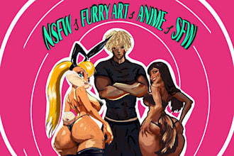 create nsfw and sfw furry,anime or oc art