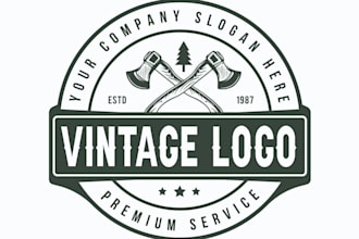 design awesome rustic logo