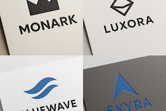 create modern minimalist business logo design