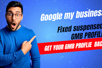 reinstate and fix google my business suspended