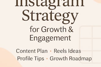 create a growth focused instagram strategy tailored to your niche