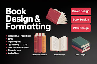 format your book or ebook into epub for kindle and digital publishing