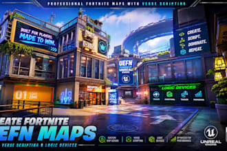 create fortnite uefn maps with verse scripting logic devices in unreal engine