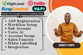 setup gohighlevel CRM voice ai gohighlevel a2p 10dlc registration white label