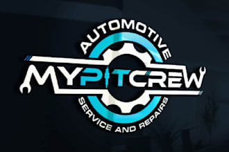 design custom automotive mechanical brand logo