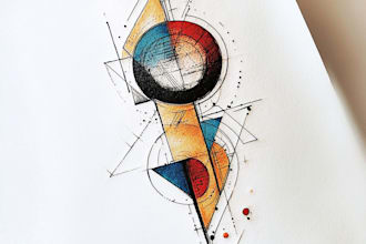 make a unique full color tattoo design for you