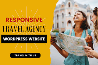 design and develop responsive travel agency website