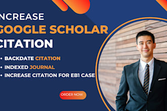 organically increase citations, backdate and boost your google scholar profile