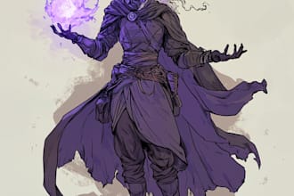 expert dnd character and dnd character art