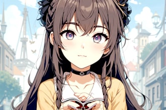 make a quality anime portrait or avatar for you