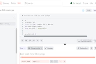 analyze pumpfun token data and create powerful dune analytics query, dashboards