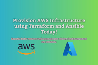 provision AWS infrastructure using terraform and ansible