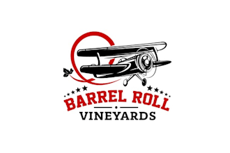 design glamorous barrel roll vineyards logo