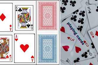 design custom playing card card game art trading card game board game box design