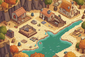 design a custom vector map illustration, unique to you