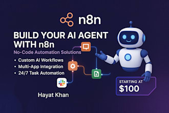 build a custom n8n agent and automation workflow