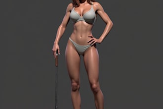 create high quality 3d character and animations using zbrush, iclone and ue5