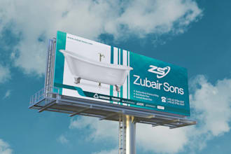 do signage design, yard sign, billboard, roll up banner, window graphics design