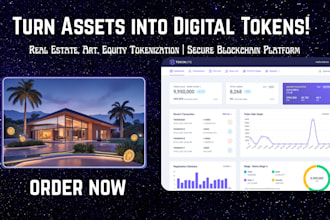 transform real estate art shares into blockchain and defi tokens securely
