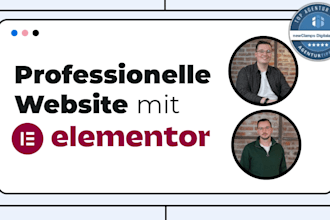create a wordpress website with elementor pro