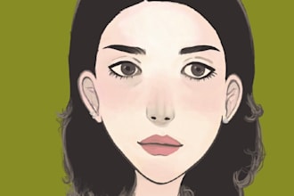 draw you a semi realistic professional portrait