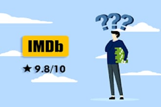 boost your imdb movie or series with 1 to 100 authentic ratings