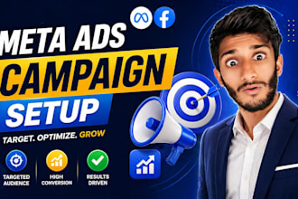 setup high converting facebook and meta ads campaign