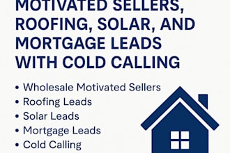 find wholesale motivated sellers,solar,roofing,mortgage leads with cold calling