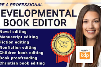 substantive developmental copy line edit format proofread non fiction novel book