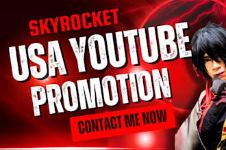 do organic USA youtube promotion organic channel promotion USA  views
