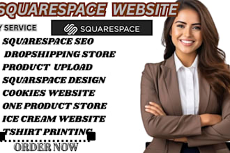 do website designer square redesign dropshipping store squarespace seo customily