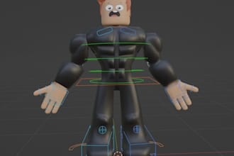 do 3d roblox character avatar ugc layered cloths r15 r6