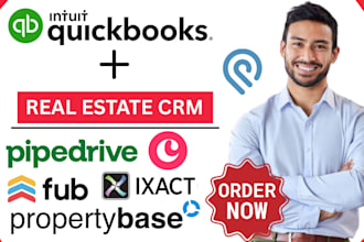 integrate quickbooks to pipedrive follow up boss ixact copper propertybase podio