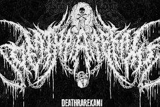 design your black, slamming, brutal, death metal logo