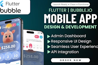 create flutter app bubble io mvp mobile app development bubble io saas website