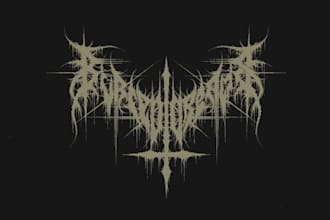 do death metal, black metal, and brutal death metal logo