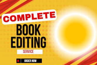 professionally edit your book with developmental, line, and copy editing