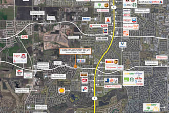 do vector maps and aerial markups for real estate marketing